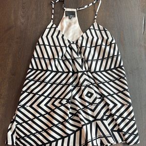 Greylin cami- cream and black- size S